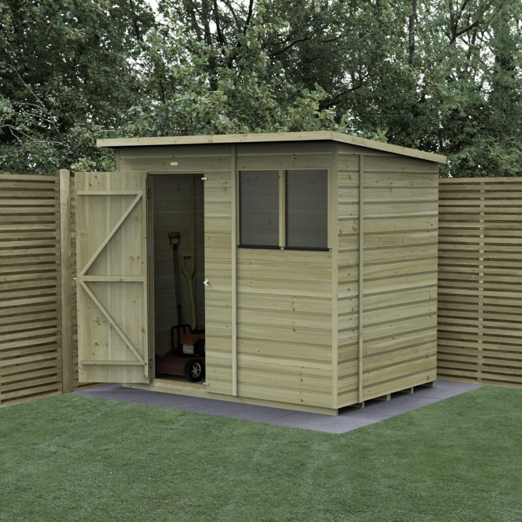 Beckwood 7×5 Pent Shed – 2 Windows 5013053197653 2